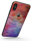 Blushed Blue 4224 Absorbed Watercolor Texture - iPhone X Skin-Kit