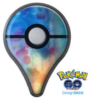 Blushed Blue 42 Absorbed Watercolor Texture Pokémon GO Plus Vinyl Protective Decal Skin Kit