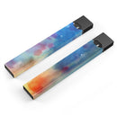 Blushed Blue 42 Absorbed Watercolor Texture - Premium Decal Protective Skin-Wrap Sticker compatible with the Juul Labs vaping device