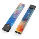 Blushed Blue 42 Absorbed Watercolor Texture - Premium Decal Protective Skin-Wrap Sticker compatible with the Juul Labs vaping device