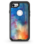 Blushed Blue 42 Absorbed Watercolor Texture - iPhone 7 or 8 OtterBox Case & Skin Kits