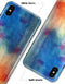 Blushed Blue 42 Absorbed Watercolor Texture - iPhone X Clipit Case