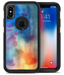 Blushed Blue 42 Absorbed Watercolor Texture - iPhone X OtterBox Case & Skin Kits