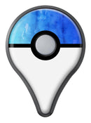 Blushed Blue 44 Absorbed Watercolor Texture Pokémon GO Plus Vinyl Protective Decal Skin Kit