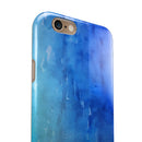 Blushed Blue 44 Absorbed Watercolor Texture iPhone 6/6s or 6/6s Plus 2-Piece Hybrid INK-Fuzed Case