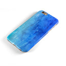 Blushed Blue 44 Absorbed Watercolor Texture iPhone 6/6s or 6/6s Plus 2-Piece Hybrid INK-Fuzed Case