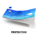 Blushed Blue 44 Absorbed Watercolor Texture - Premium Protective Decal Skin-Kit for the Apple Credit Card