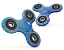 Blushed Blue 44 Absorbed Watercolor Texture Full-Body Fidget Spinner Skin-Kit