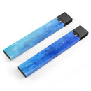 Blushed Blue 44 Absorbed Watercolor Texture - Premium Decal Protective Skin-Wrap Sticker compatible with the Juul Labs vaping device