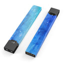 Blushed Blue 44 Absorbed Watercolor Texture - Premium Decal Protective Skin-Wrap Sticker compatible with the Juul Labs vaping device