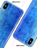 Blushed Blue 44 Absorbed Watercolor Texture - iPhone X Clipit Case