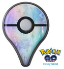 Blushed Blue to MInt 42 Absorbed Watercolor Texture Pokémon GO Plus Vinyl Protective Decal Skin Kit