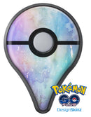 Blushed Blue to MInt 42 Absorbed Watercolor Texture Pokémon GO Plus Vinyl Protective Decal Skin Kit