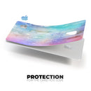 Blushed Blue to MInt 42 Absorbed Watercolor Texture - Premium Protective Decal Skin-Kit for the Apple Credit Card