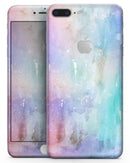 Blushed Blue to MInt 42 Absorbed Watercolor Texture - Skin-kit for the iPhone 8 or 8 Plus