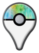 Blushed Green 32 Absorbed Watercolor Texture Pokémon GO Plus Vinyl Protective Decal Skin Kit