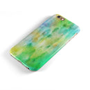 Blushed Green 32 Absorbed Watercolor Texture iPhone 6/6s or 6/6s Plus 2-Piece Hybrid INK-Fuzed Case