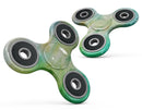 Blushed Green 32 Absorbed Watercolor Texture Full-Body Fidget Spinner Skin-Kit