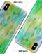 Blushed Green 32 Absorbed Watercolor Texture - iPhone X Clipit Case