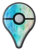 Blushed Mint 32 Absorbed Watercolor Texture Pokémon GO Plus Vinyl Protective Decal Skin Kit