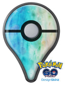 Blushed Mint 32 Absorbed Watercolor Texture Pokémon GO Plus Vinyl Protective Decal Skin Kit