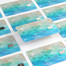 Blushed Mint 32 Absorbed Watercolor Texture - Premium Protective Decal Skin-Kit for the Apple Credit Card