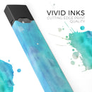 Blushed Mint 32 Absorbed Watercolor Texture - Premium Decal Protective Skin-Wrap Sticker compatible with the Juul Labs vaping device