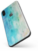 Blushed Mint 32 Absorbed Watercolor Texture - iPhone X Skin-Kit