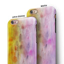 Blushed Pink 32 Absorbed Watercolor Texture iPhone 6/6s or 6/6s Plus 2-Piece Hybrid INK-Fuzed Case