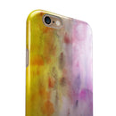 Blushed Pink 32 Absorbed Watercolor Texture iPhone 6/6s or 6/6s Plus 2-Piece Hybrid INK-Fuzed Case
