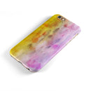 Blushed Pink 32 Absorbed Watercolor Texture iPhone 6/6s or 6/6s Plus 2-Piece Hybrid INK-Fuzed Case