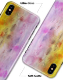 Blushed Pink 32 Absorbed Watercolor Texture - iPhone X Clipit Case