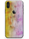 Blushed Pink 32 Absorbed Watercolor Texture - iPhone X Skin-Kit