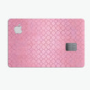 Blushed Pink Morrocan Pattern - Premium Protective Decal Skin-Kit for the Apple Credit Card