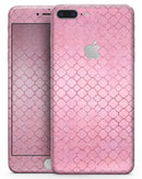 Blushed Pink Morrocan Pattern - Skin-kit for the iPhone 8 or 8 Plus