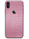 Blushed Pink Morrocan Pattern - iPhone X Skin-Kit