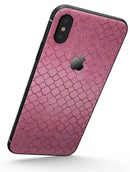 Blushed Pink Morrocan Pattern - iPhone X Skin-Kit
