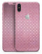Blushed Pink Morrocan Pattern - iPhone X Skin-Kit