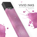 Blushed Pink Reflection - Premium Decal Protective Skin-Wrap Sticker compatible with the Juul Labs vaping device