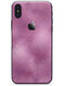 Blushed Pink Reflection - iPhone X Skin-Kit