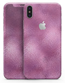 Blushed Pink Reflection - iPhone X Skin-Kit