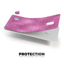 Blushed Pink with Mini Glitter Hearts - Premium Protective Decal Skin-Kit for the Apple Credit Card