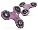 Blushed Pink with Mini Glitter Hearts Full-Body Fidget Spinner Skin-Kit