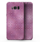 Blushed Pink with Mini Glitter Hearts - Samsung Galaxy S8 Full-Body Skin Kit