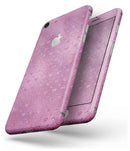 Blushed Pink with Mini Glitter Hearts - Skin-kit for the iPhone 8 or 8 Plus