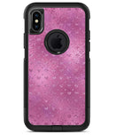 Blushed Pink with Mini Glitter Hearts - iPhone X OtterBox Case & Skin Kits