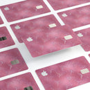 Blushed Pink with Wings - Premium Protective Decal Skin-Kit for the Apple Credit Card