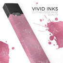 Blushed Pink with Wings - Premium Decal Protective Skin-Wrap Sticker compatible with the Juul Labs vaping device