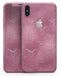 Blushed Pink with Wings - iPhone X Skin-Kit
