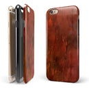 Blushed Red Absorbed Watercolor Texture iPhone 6/6s or 6/6s Plus 2-Piece Hybrid INK-Fuzed Case